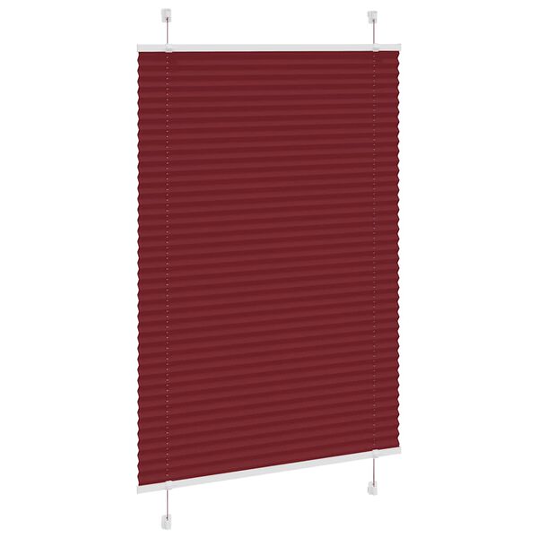 vidaXL laskostettu Blind Bordeaux Red 95x150 cm Kankaan leveys