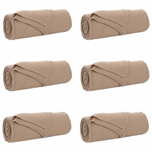 vidaXL Heittop&auml;&auml;llys 6 kpl Camel 350 x 270 cm 8.09 kg Fleese