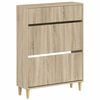 vidaXL Kenk&auml;kaappi ARNHEM 78 x 24 x 103 cm Tekninen puu Sonoma-tammi