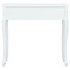 vidaXL Sivupöytä valkoinen 80x40x74 cm puu