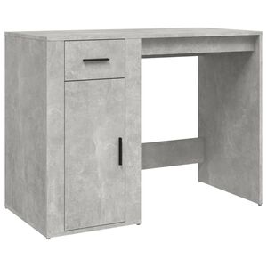vidaXL Ty&ouml;p&ouml;yt&auml; betoninharmaa 100x49x75 cm tekninen puu