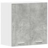 vidaXL keitti&ouml;n sein&auml;kaappi betonin harmaa 60x31x60 cm tekninen puu