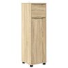 vidaXL Kylpyhuonekaappi Sonoman tammi 30,5 x 30 x 101 cm Tekninen puu