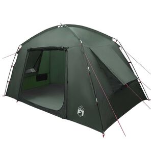 vidaXL M&ouml;kki teltta katolla Armivihre&auml; 300 x 210 x 156 cm Polyesteri