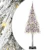 vidaXL Joulukuusi 300 LED-valoilla Valkoinen 210 cm PE ja Ter&auml;s