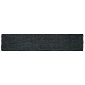 vidaXL Alue matot Suorakaide Tummanharmaa 60 x 400 cm Juutti