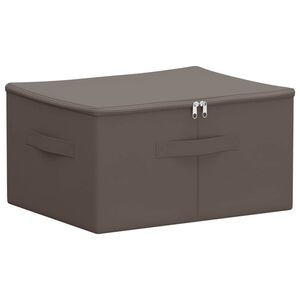 vidaXL S&auml;ilytyslaatikko Harmaa 43 x 34 x 23 cm Kuitukangas