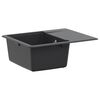 vidaXL Yksialtainen tiskiallas Graniitti 56 x 46 x 19 cm Grafiitti