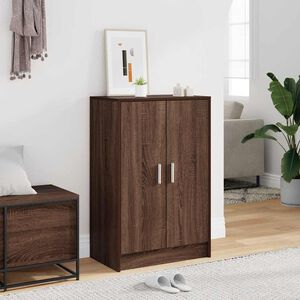 vidaXL Kenk&auml;teline ruskea tammi 60x35x92 cm tekninen puu
