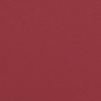 vidaXL Lavatyyny 80 x 80 x 12 cm viininpunainen kangas