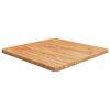 vidaXL P&ouml;yt&auml;levy neli&ouml; vaaleanruskea 60x60x2,5 cm k&auml;sitelty t&auml;ystammi