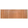 vidaXL Matto suorakaide luonnollinen 100x300 cm bambu