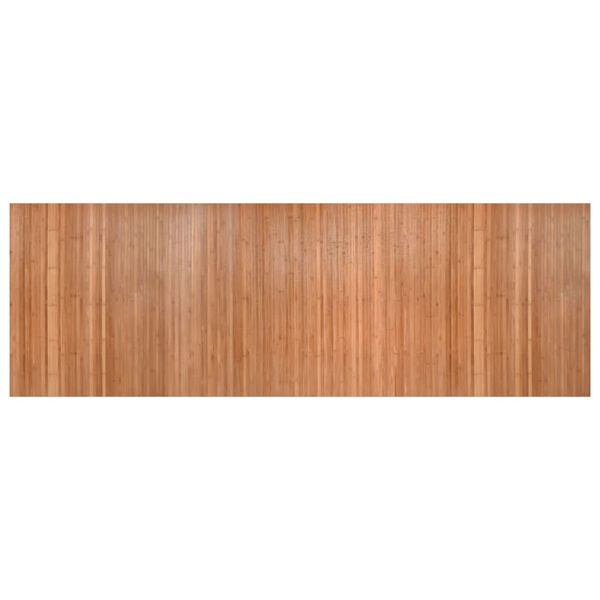 vidaXL Matto suorakaide luonnollinen 100x300 cm bambu