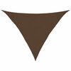 vidaXL Aurinkopurje 160 g/m&sup2; ruskea 3x3x4,2 m HDPE