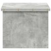 vidaXL Sohvapöytä Betoni Harmaa 55 x 54,5 x 45 cm Tekninen puu