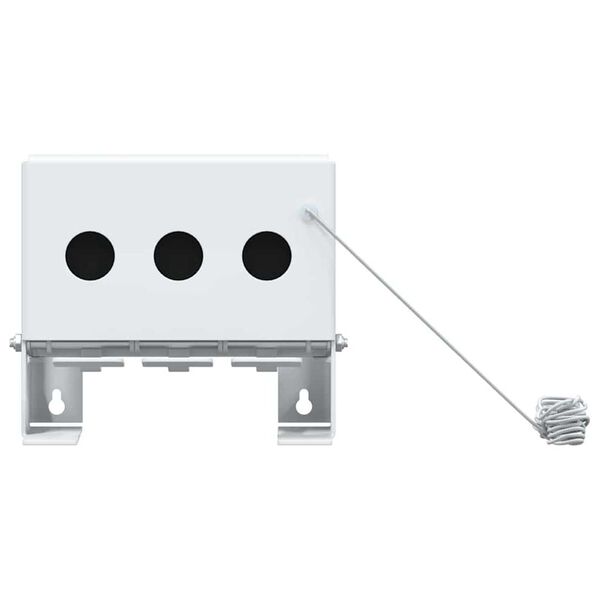 vidaXL Biathlon Knockdown Tavoite Valkoinen 18 x 14,5 x 16 cm Ter&auml;s