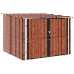vidaXL Py&ouml;r&auml;tila 3 kpl Ruskea 216 x 207 x 158 cm Metalli