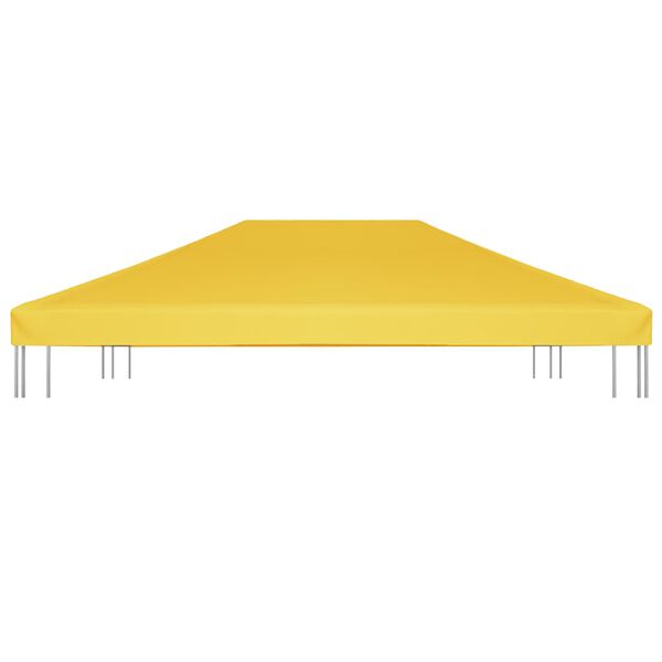 vidaXL Huvimajan katto 270 g /m² 4x3 m keltainen