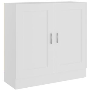 vidaXL Kirjahylly valkoinen 82,5x30,5x80 cm tekninen puu