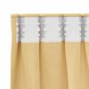 vidaXL Piment&auml;v&auml; verho renkailla 2 pcs Beige 140 x 140 cm Polyesteri