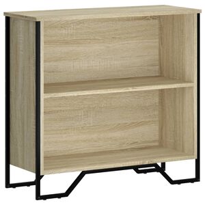 vidaXL Kirjahylly Sonoma-tammi 80x31x74,5 cm tekninen puu