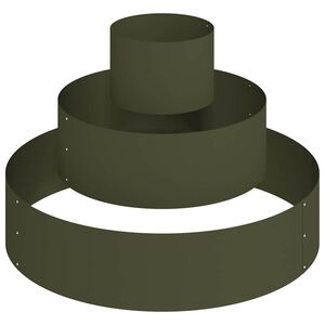 vidaXL Puutarha ruukku Oliivivihre&auml; 90 x 90 x 20 cm