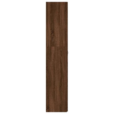 vidaXL Kenkäkaappi ruskea tammi 80x35,5x180 cm tekninen puu