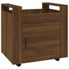 vidaXL Ty&ouml;p&ouml;yt&auml;vaunu ruskea tammi 60x45x60 cm tekninen puu