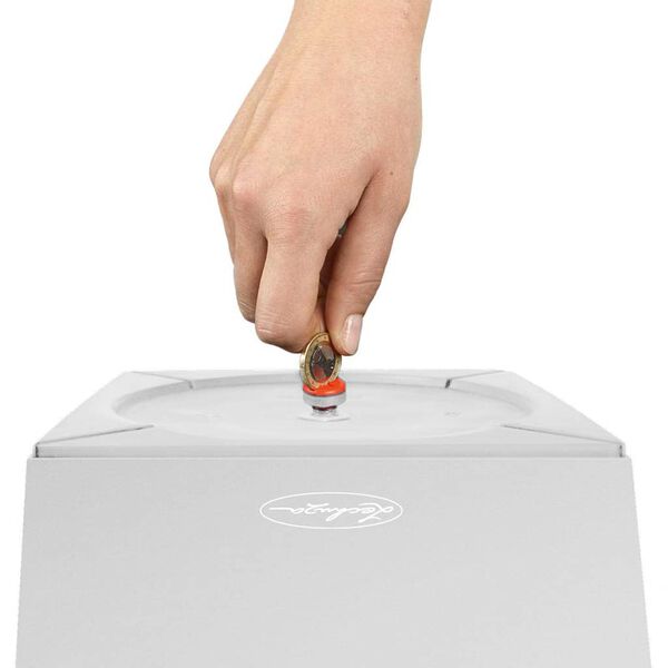 LECHUZA Kukkalaatikko Cubico Color 40 ALL-IN-ONE valkoinen 13150