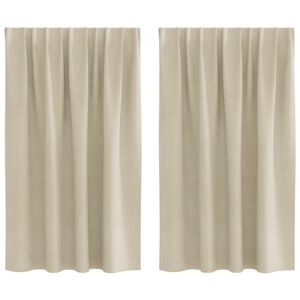 vidaXL Pimennysverhot 2 kpl Kerma 140 x 140 cm Sametti