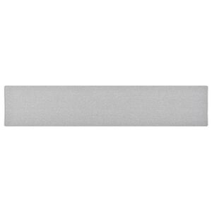 vidaXL K&auml;yt&auml;v&auml;matto vaaleanharmaa 80x400 cm