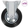 vidaXL 16 kpl kiinte&auml;t py&ouml;r&auml;t 160 mm