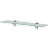 vidaXL Kelluva hylly Lasi 50x10 cm 8 mm