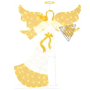 vidaXL Valotettu kulma L&auml;mpim&auml;n Valkoinen 116 x 29 x 158.5 cm