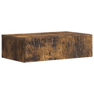 vidaXL Sein&auml;lle Asennettava Sivup&ouml;yt&auml; 59 x 34,5 x 17 cm Tekninen puu