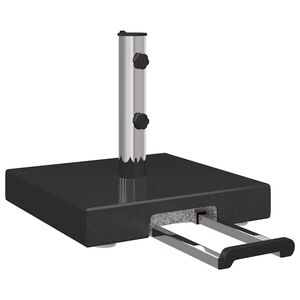 vidaXL Päivänvarjonjalusta Musta 41 x 41 x 37 cm Graniitti