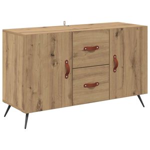vidaXL Sivup&ouml;yt&auml; Artisan tammi 100 x 36 x 60 cm Tekninen puu
