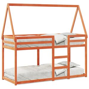 vidaXL Kerross&auml;nky katolla vahanruskea 90x190 cm t&auml;ysi m&auml;nty