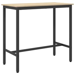vidaXL P&ouml;yt&auml; Sonoman tammi 100 x 50 x 90,5 cm Kehitetty puu ja ter&auml;s