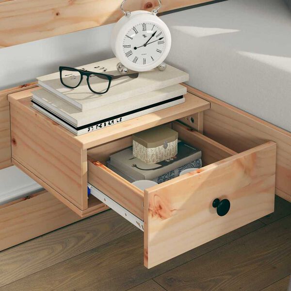 vidaXL Sängyn runko päätyllä Ruskea 4FT Small Double Massiivinen mänty