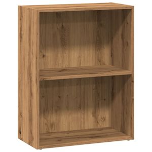 vidaXL Kirjahylly artesaani tammi 60x30x77 cm tekninen puu