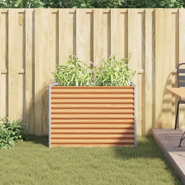 vidaXL Puutarhan Korotettu Kukkalaatikko 98 x 50 x 68 cm