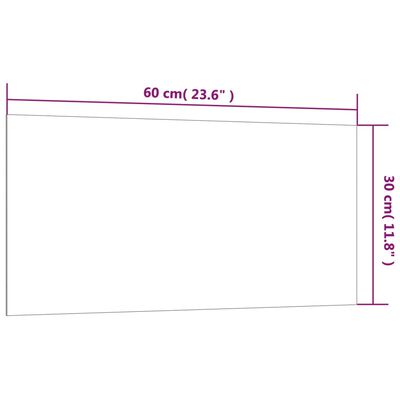 vidaXL Seinäkiinnitteinen magneettitaulu musta 60x30 cm lasi