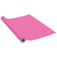 vidaXL Itseliimautuva huonekalukalvo korkeakiilto pinkki 500x90 cm PVC