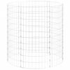 vidaXL Puutarhakomposti &Oslash;100x100 cm galvanoitu ter&auml;s