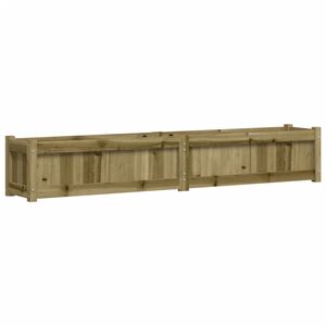 vidaXL Ulkokukkalaatikko 180x31x31 cm kyll&auml;stetty m&auml;nty