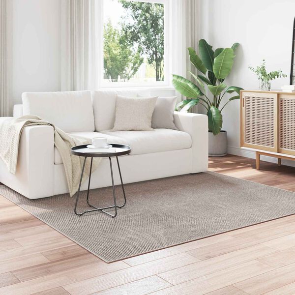 vidaXL Alue matot Neli&ouml; LUGO Kermainen ja taupe 120 x 120 cm