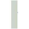 vidaXL Arkistokaappi vaaleanharmaa 90x40x180 cm ter&auml;s