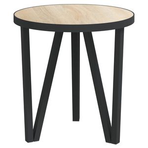 vidaXL Teep&ouml;yt&auml; Sonoma-tammi &Oslash;35 cm MDF