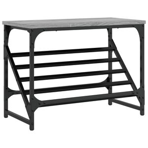 vidaXL Kenk&auml;teline harmaa Sonoma 60x30x45 cm tekninen puu